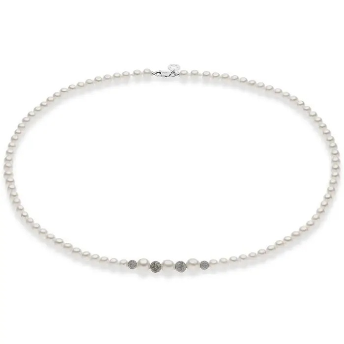 COMETE GIOIELLI Collana Donna Gioielli Comete Fwq 338 - Oro Bianco - Perle