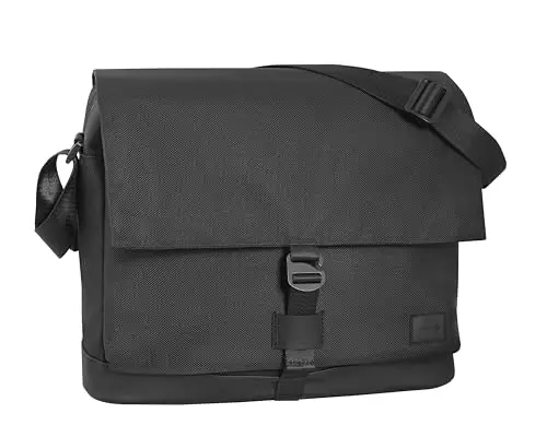 COMIX Messenger Unisex-Adulto, Nero, 35 x 30H x 11, 5 cm