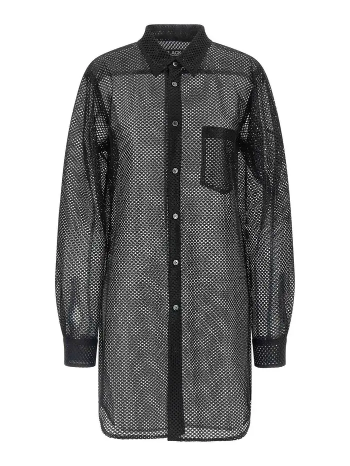 Comme Des Garcons Camicia a rete Nero