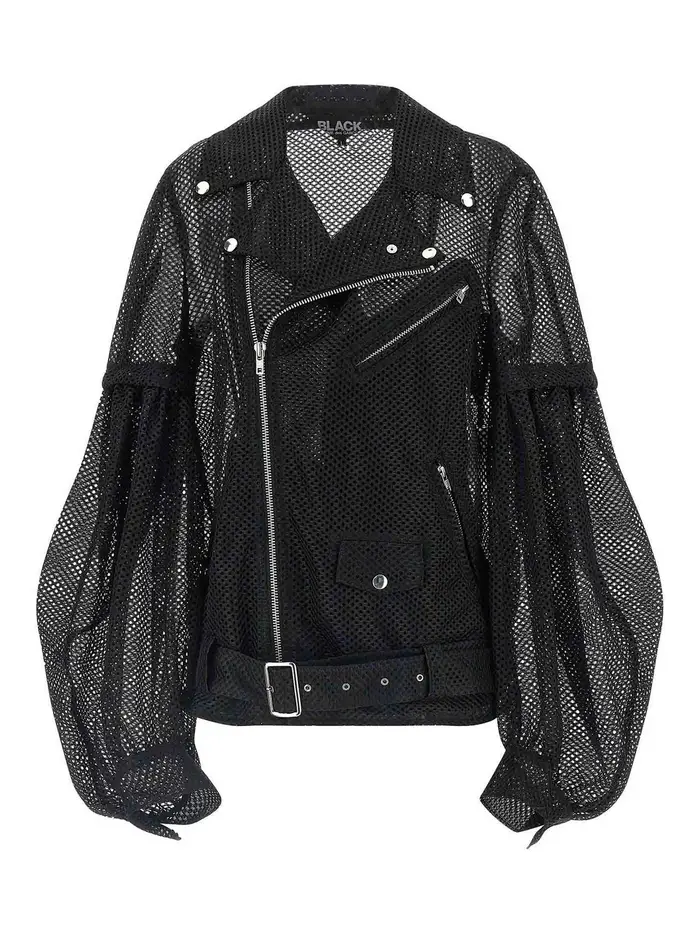 Comme Des Garcons Giacca in rete Nero
