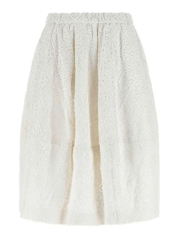 Comme Des Garcons Gonna Bianco