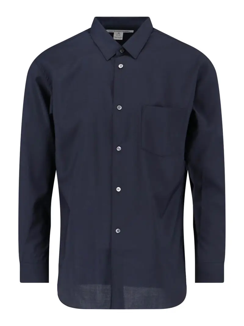 Comme Des Garcons Hommes Plus Camicia Classica Blu