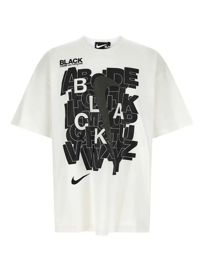 Comme Des Garcons Maglietta X Nike Bianco