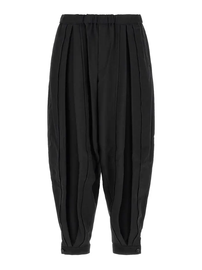 Comme Des Garcons Pantaloni con gamba a botte Nero