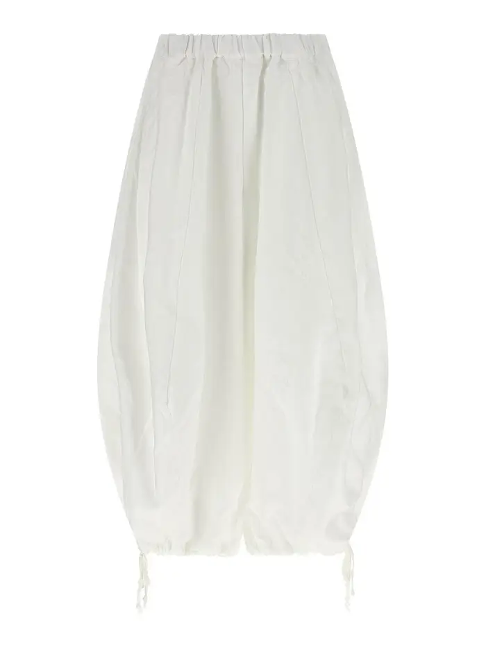 Comme Des Garcons Pantaloni Zuava Bianco