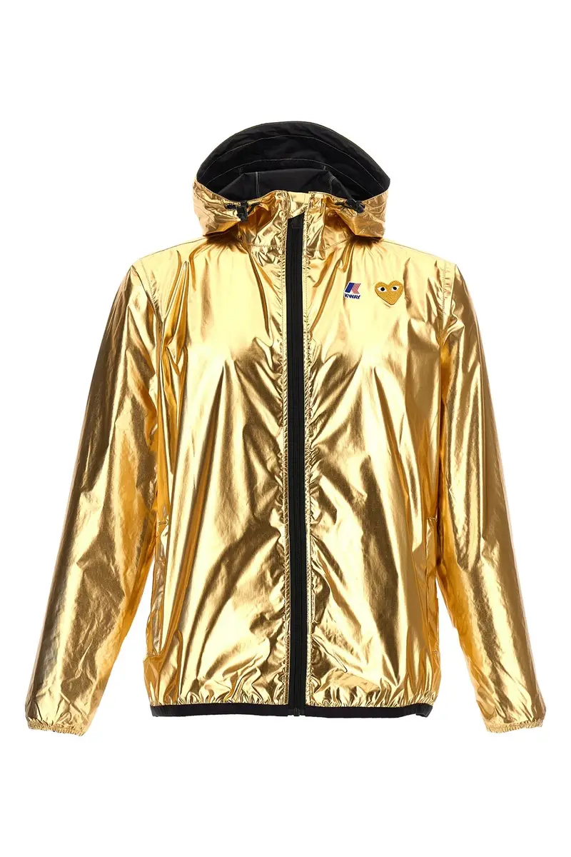 COMME DES GARÇONS PLAY Giacca X K-Way Oro