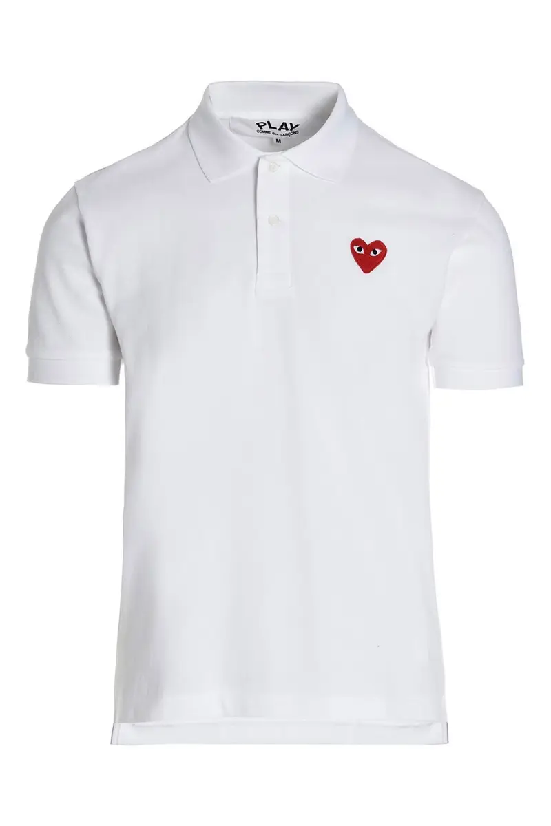 COMME DES GARÇONS PLAY Polo Bianco 4031765
