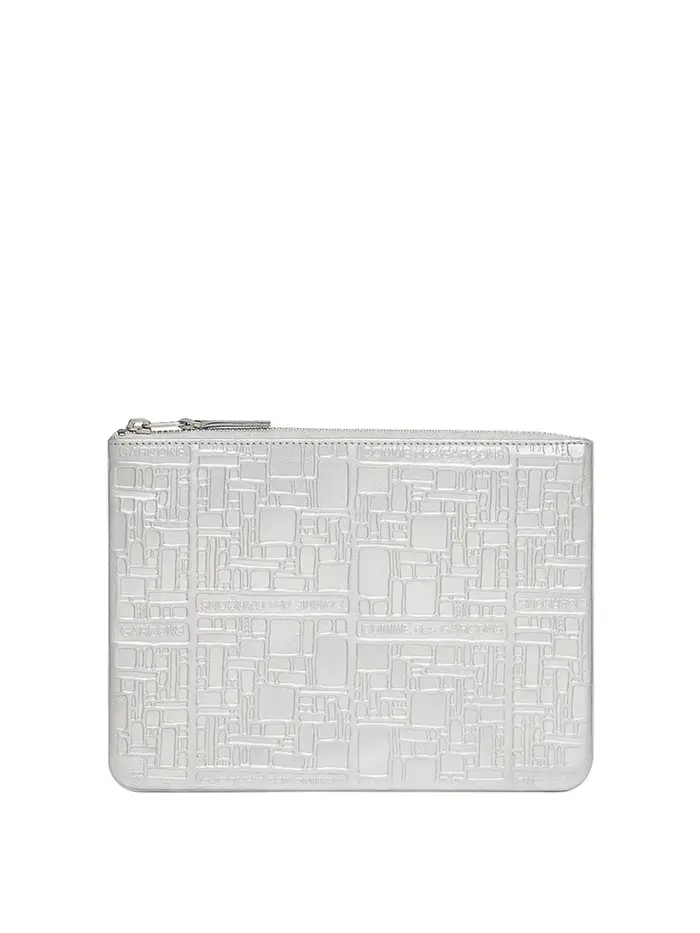 Comme Des Garcons Pochette logata Argento
