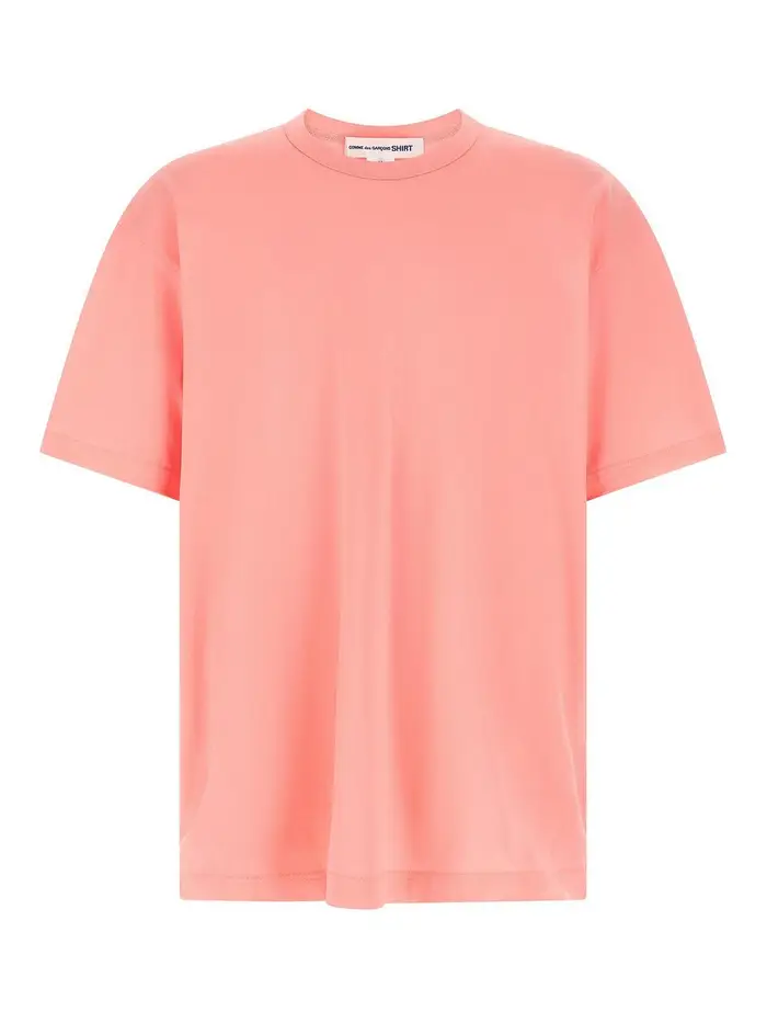 Comme Des Garcons T-shirt con stampa logo Color Carne E Neutri