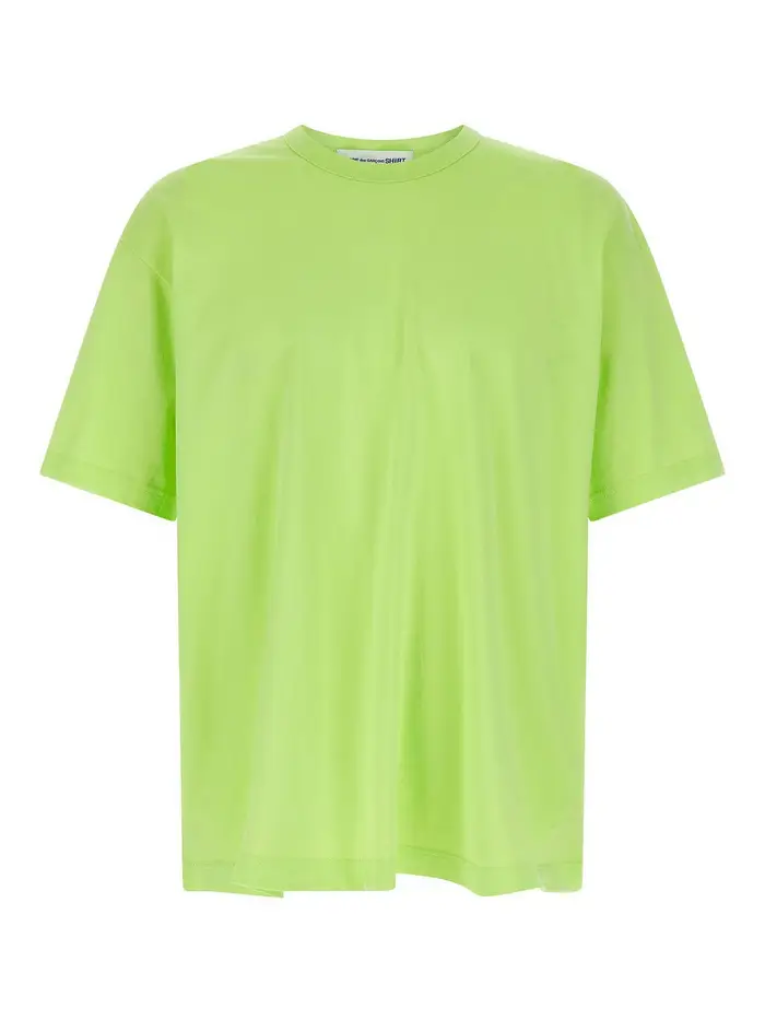 Comme Des Garcons T-shirt con stampa logo Verde