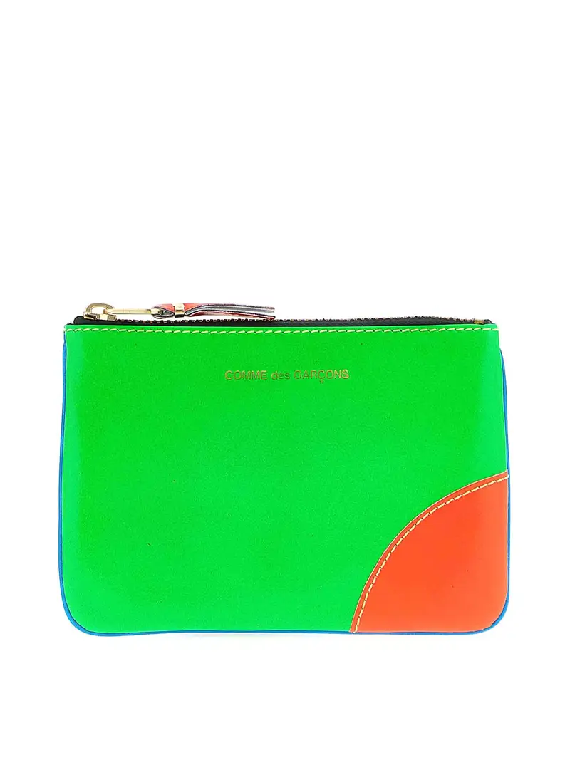 Comme Des Garçons Wallet Portacarte Super Fluo Multicolore