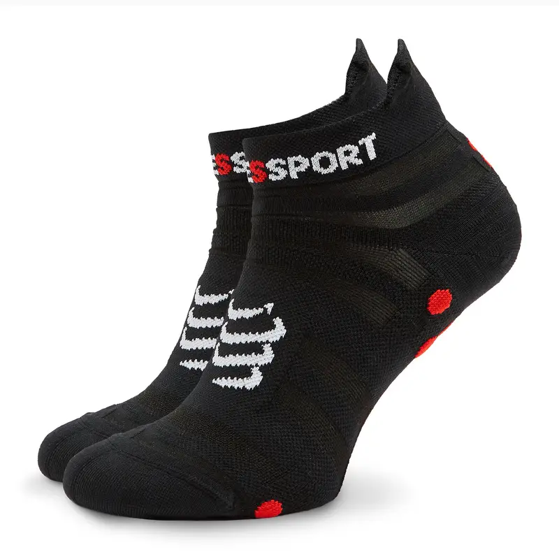 Compressport Calzini corti unisex Pro Racing Socks v4.0 Ultralight Run Low XU00051B Nero