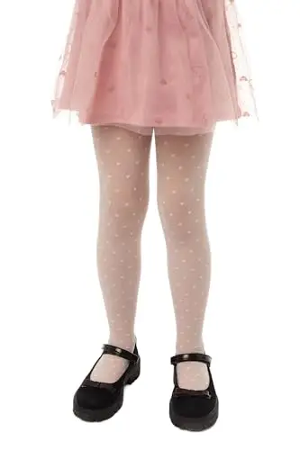 Conte elegant Anabel Eleganti Collant, Panna, 116 cm