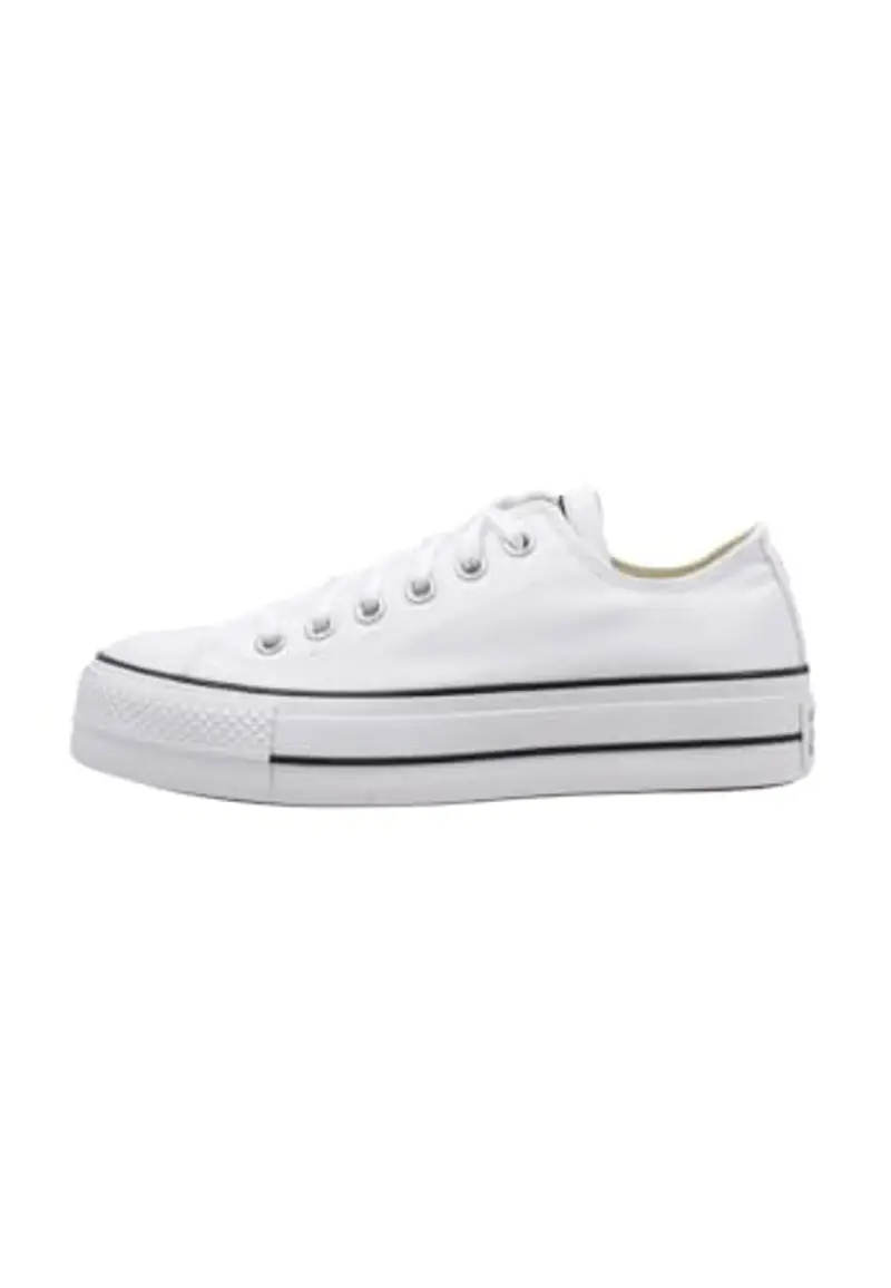 Converse 560251C Bianco Scarpe Basse Donna Sneakers Platform Lacci