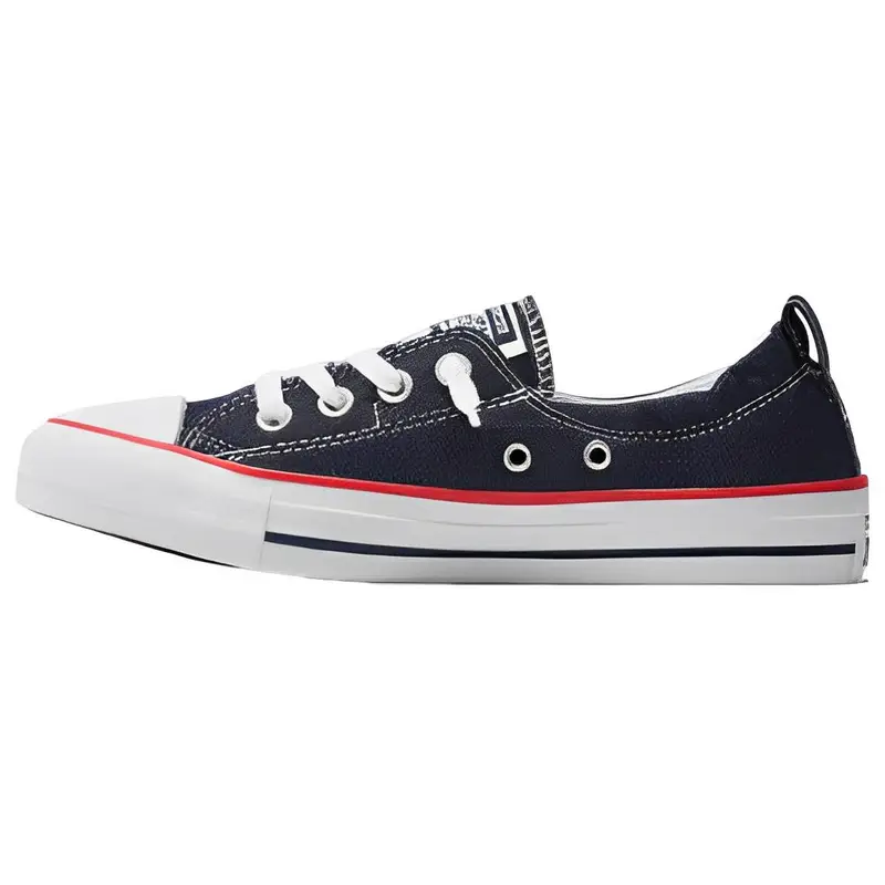 Converse All Star Shoreline Versatile Comode Scarpe di Tela Basse da Donna Sneakers Nero Bianco A05020C