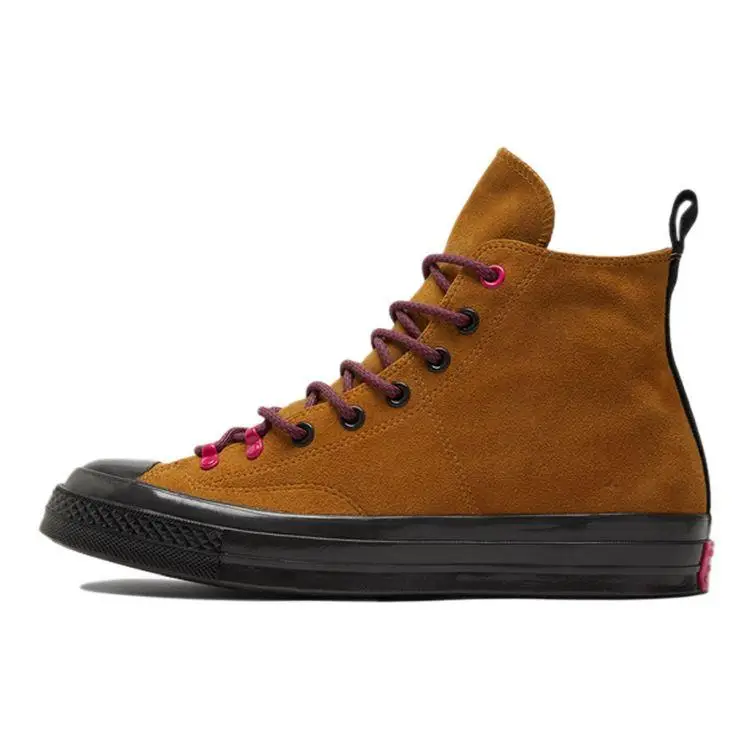 Converse anni 70 Comode Versatili Trendy Scarpe Alte in Tela Sneakers Unisex Marrone Kaki 172501C 41 5