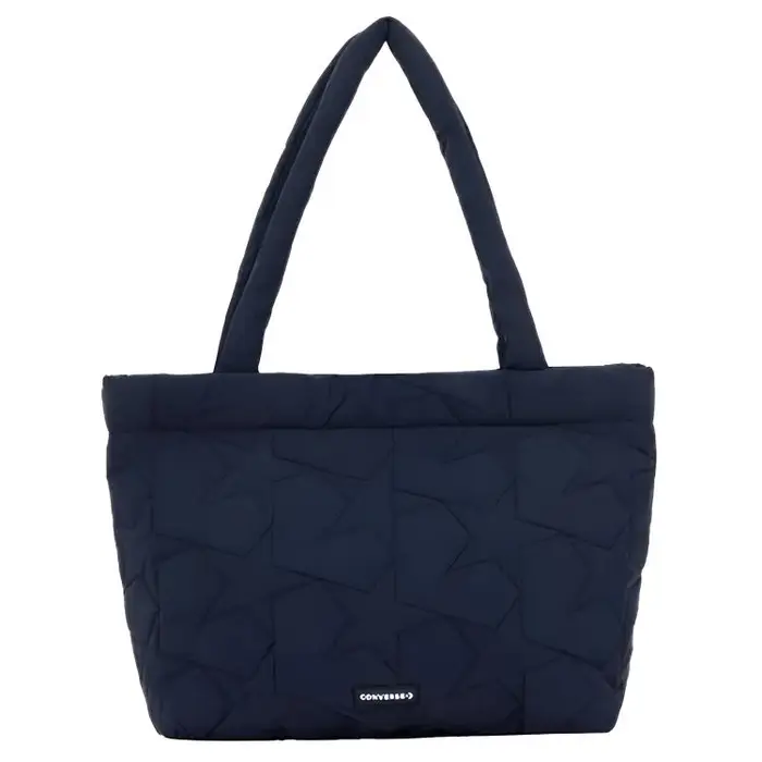 Converse Borsa Tote Trapuntata Star Borsa Shopping Unisex Borse Tote Nero Grigio UA5824-023 Black Gray