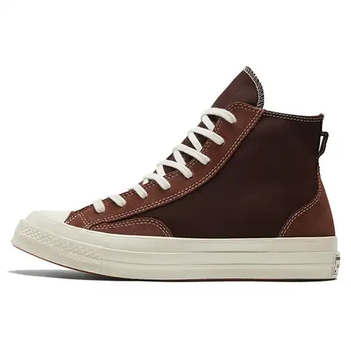 Converse Chuck 70 High Final Club - Scarpe da Ginnastica Unisex Marroni Dark-Roast Egret 173196C
