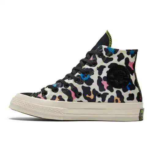 Converse Chuck 70 High Welcome To The Wild Eggs Sneakers da Donna Bianco Egret Nero 572369C 39 5