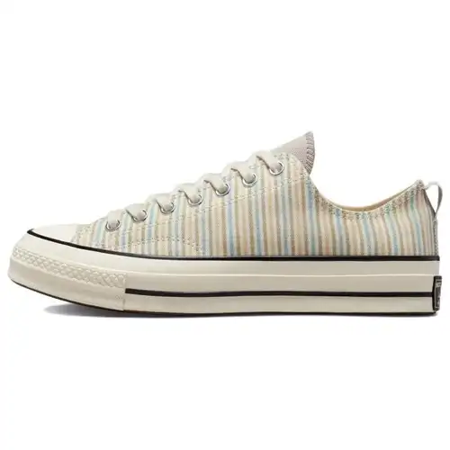 Converse Chuck 70 Low Pecan Stripes Sneakers Unisex Multicolore Beige A02293C 41 5