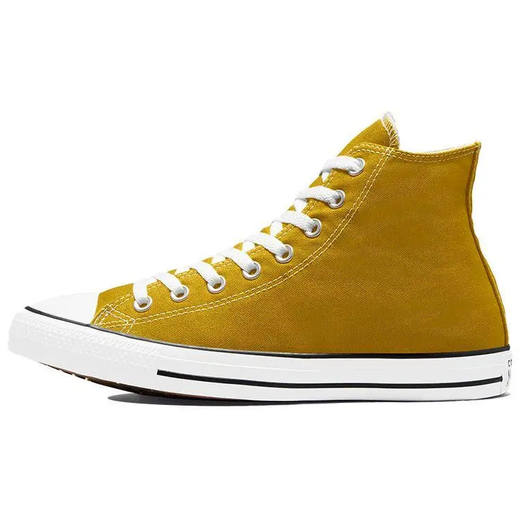 Converse Chuck Taylor All Star Classic Comode Scarpe di Tela Alte Sneakers Unisex Giallo 171261C