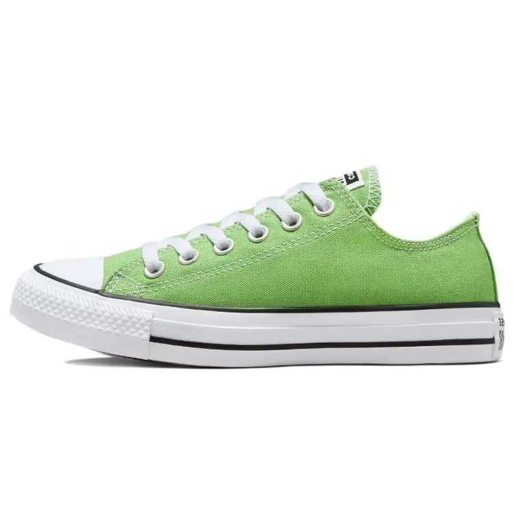 Converse Chuck Taylor All Star Classic Versatile Scarpe di Tela Basse Sneakers Unisex Verde Mela 172691C
