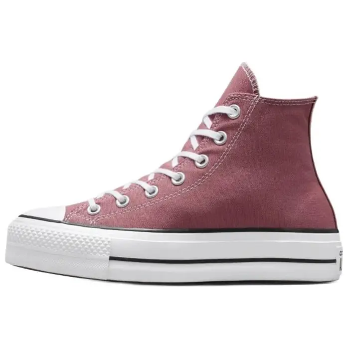 Chuck Taylor All Star Lift Comode Versatili Resistenti Scarpe Alte in Tela Sneakers Donna Rosse A10645C 39