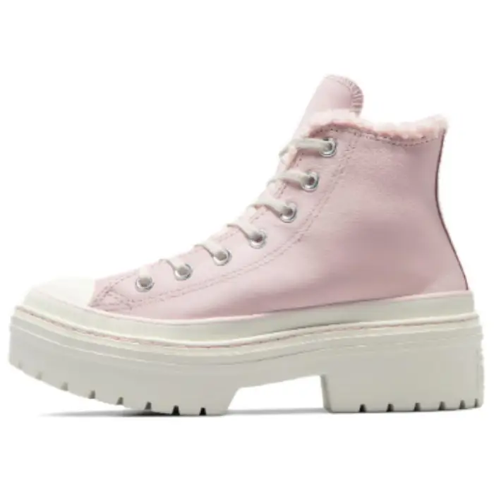 Chuck Taylor All Star Piattaforma con Tacco Lugged High Sherpa - Blush Hush Sneakers da Donna Rosa A09346C 37 5