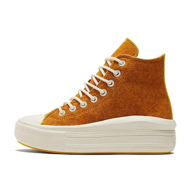 Converse Chuck Taylor All Star Scarpe da Skate Alte Leggere e Resistenti da Donna Sneakers Beige 572080C