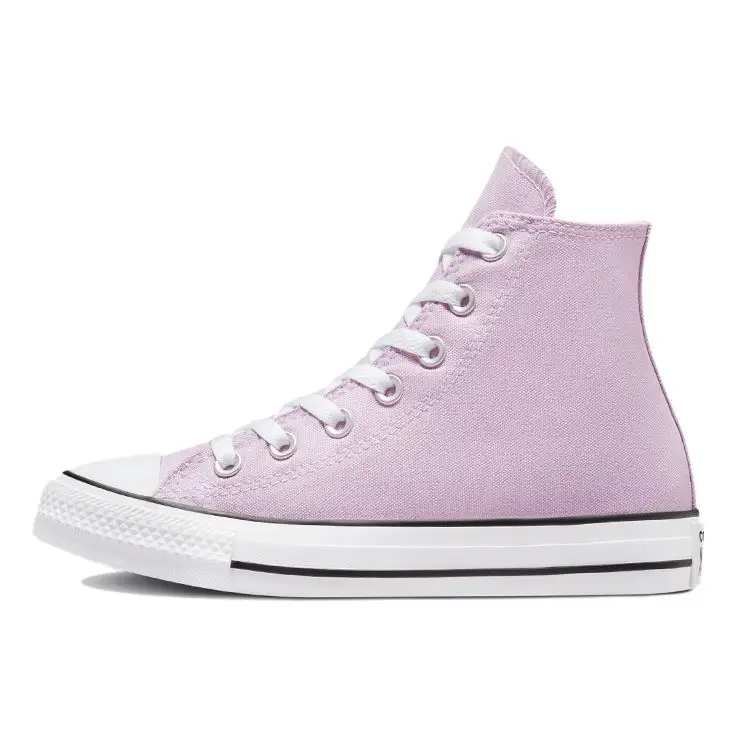 Converse Chuck Taylor All Star Sneakers Alte in Tela Unisex Sneakers Rosa Bianco 172685C
