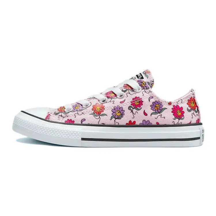 Converse Chuck Taylor All Star Tela Scarpe da Ginnastica Basse per Bambini Scarpe da Ginnastica per Bambini Rosa Viola Multicolore 671600C