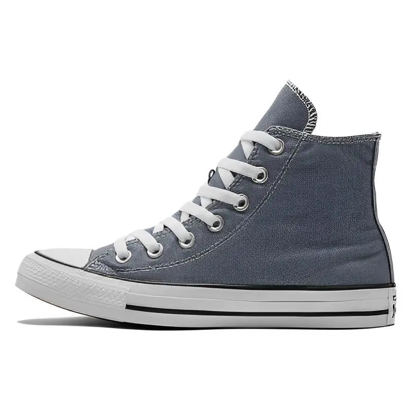 Converse Chuck Taylor All Star Tendenza Comode Scarpe Alte in Tela Sneakers Unisex Grigio A02786C