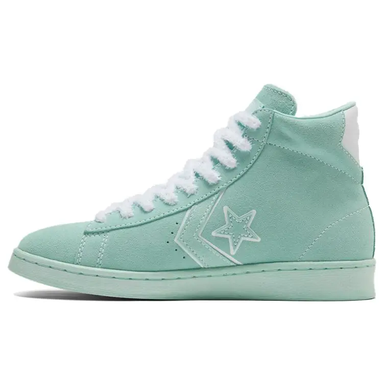 Converse Cons Pro Leather Hometown Comode Antiscivolo Resistenti Leggere Scarpe da Skate Alte Unisex Scarpe da Skate Verde Acqua 171228C