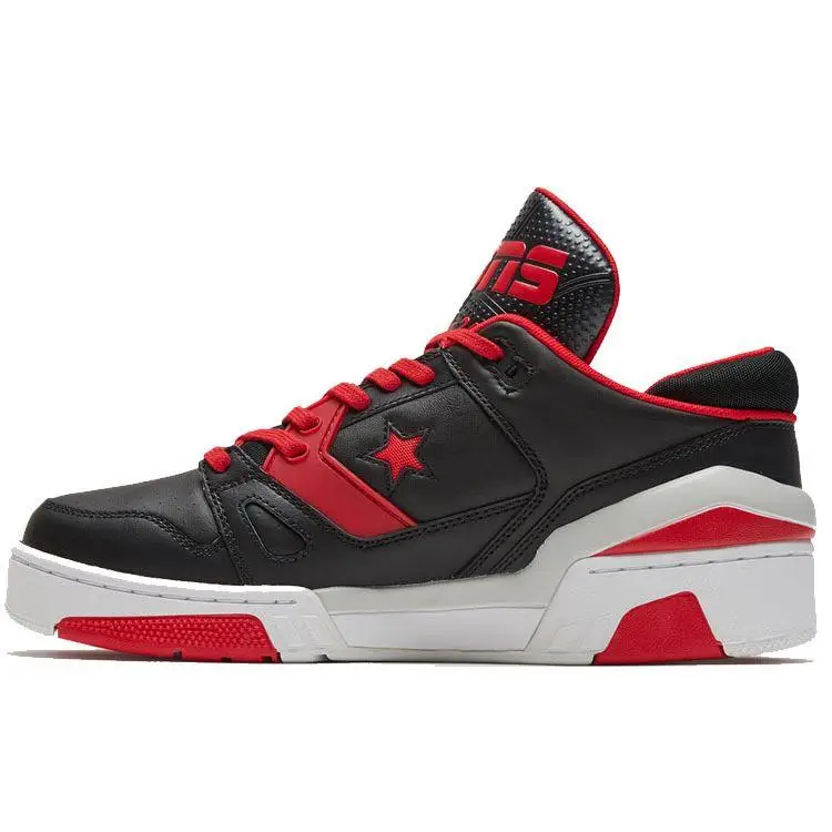Converse Erx 260 Sport Comfort Scarpe da Basket Retro Low Top Sneakers Unisex Nero Rosso 167109C 42 5