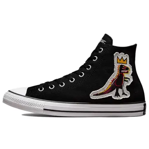 Converse Jean-Michel Basquiat x Chuck Taylor All Star High Dispenser di caramelle Pez Sneakers Unisex Nero Multi Bianco 172586C