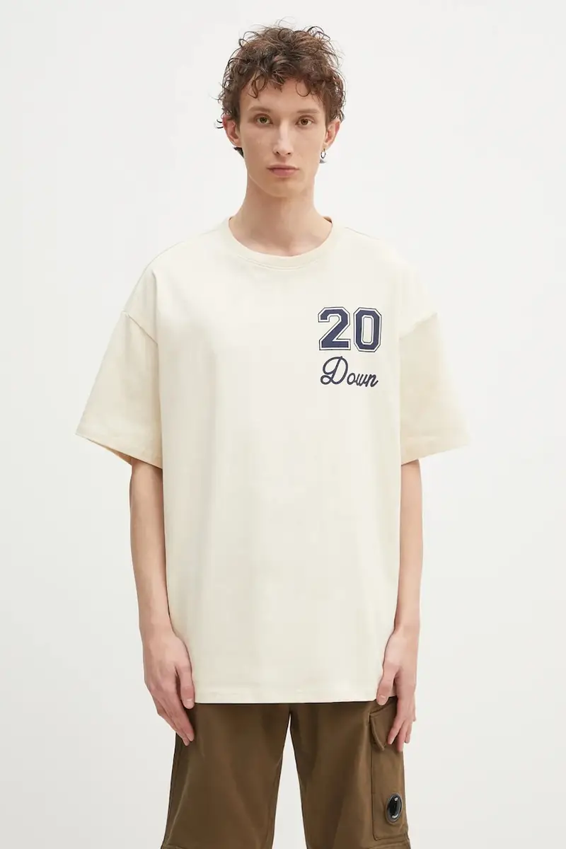 Converse maglietta in cotone x Patta Gold Standard TShirt uomo colore beige 10028296A01