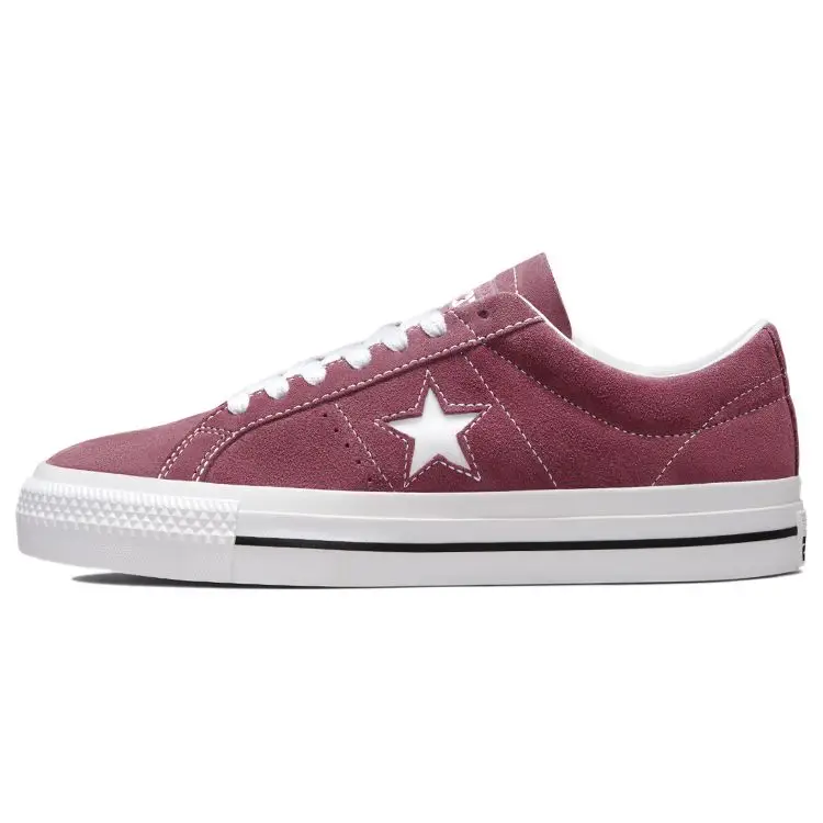 Converse One Star Pro Scarpe da Skate Basse Leggere Antiscivolo Unisex Sneaker Rosso-Rosa 171978C 35 5
