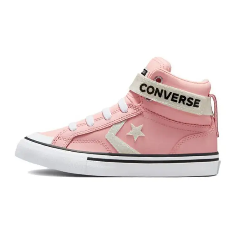 Converse Pro Blaze Strap Pelle Resistente High Top Scarpe di Tela per Bambini Sneakers per Bambini 672129C