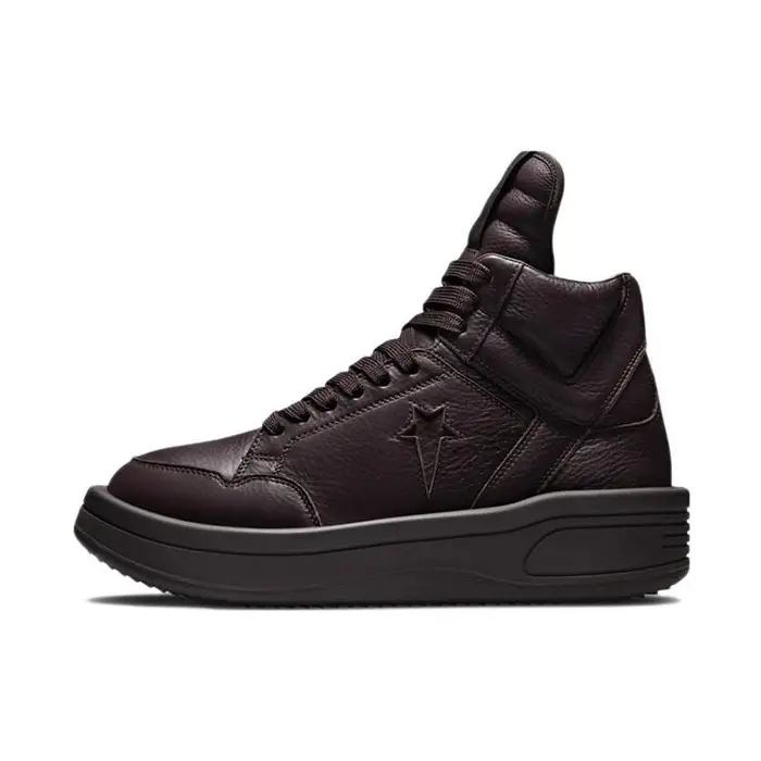 Converse Rick Owens x DRKSHDW TURBOWPN Mid Argilla Sneakers Unisex Nere A01290C 44 5