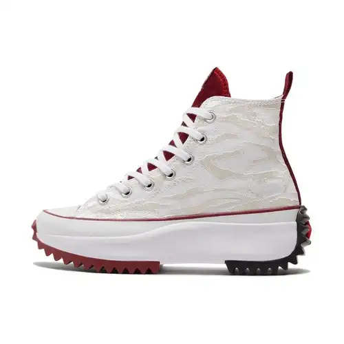 Converse Run Star Hike High Capodanno Cinese - Bianco Rosso Università Sneakers Unisex Back-Alley-Brick 173125C 46 5