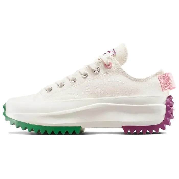 Converse Run Star Hike Platform Low Color Pop - Egret Light Jellyfish Jitter Sneakers da Donna Crema A14271C 44 5