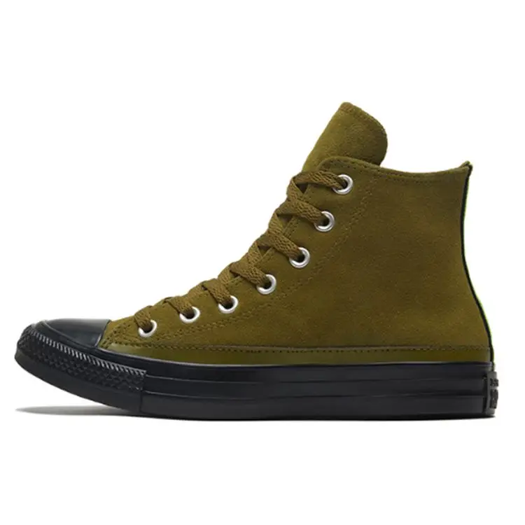 Converse Scarpe Chuck Taylor All Star Retro Casual High-Top in Tela Sneakers Unisex Verde Oliva 168705C 41 5