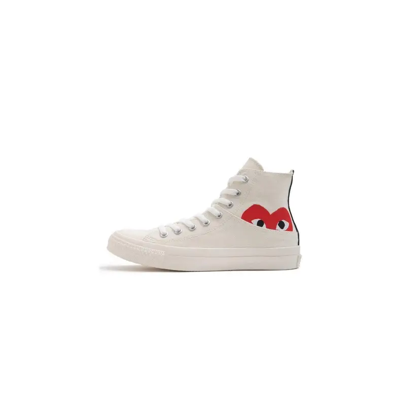 scarpe Converse Comme des Garçons White Half Logo | Converse Rosso