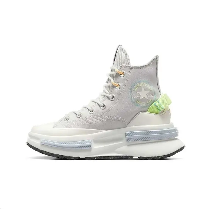 Scarpe Converse Run Star Hike High Top in Tela Sneakers Unisex Grigio A07609C 36