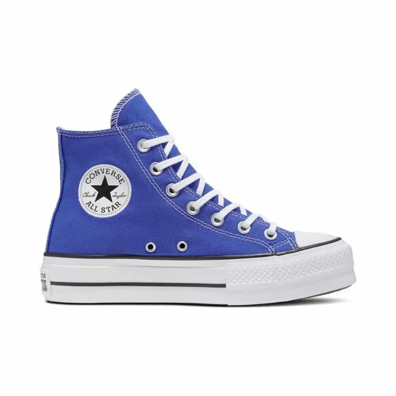 Scarpe da Tennis Casual Donna Converse Chuck Taylor All Star Lift Hi Azzurro | Converse Blu