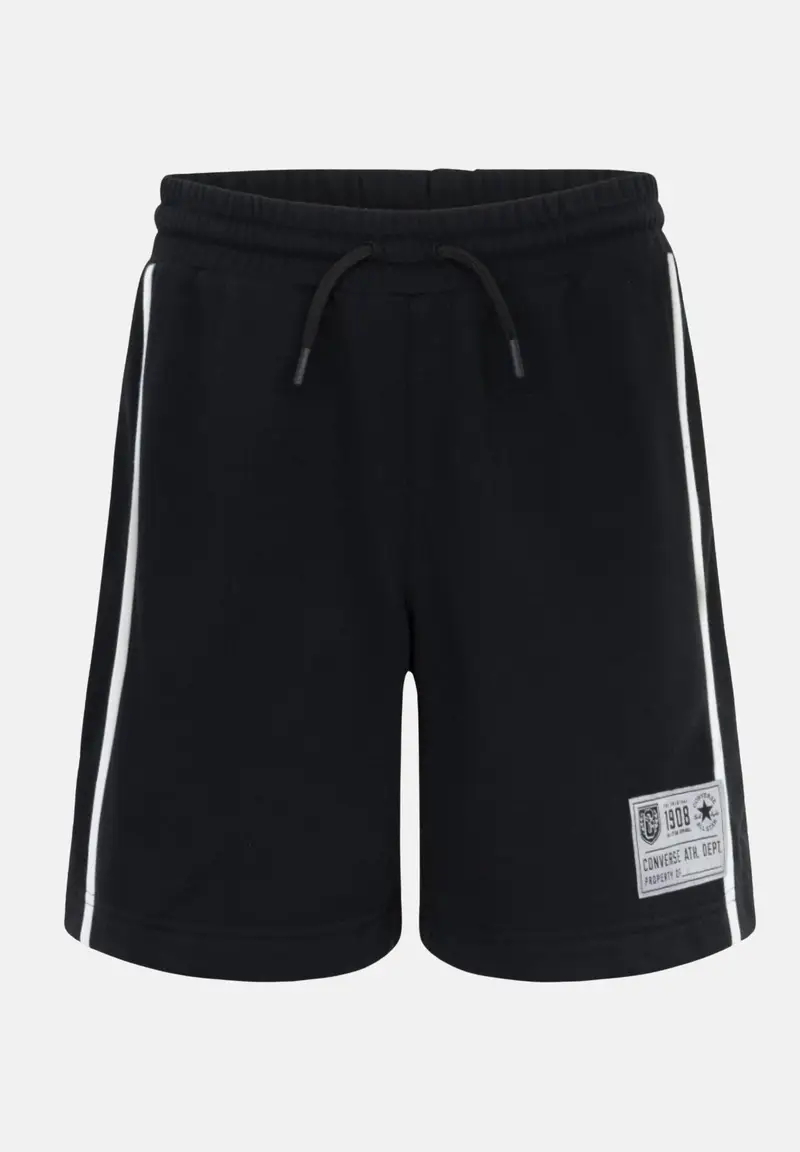 Converse Shorts sportivo Retro Side Stripe Youth nero per bambino e bambina