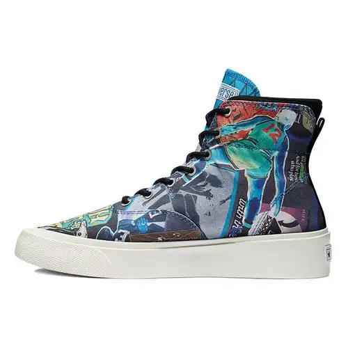 Converse Skid Grip High Beat the World Sneakers Unisex Multicolor Egret Multi 170681C