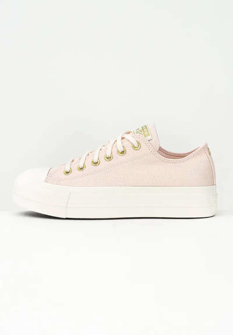 Converse Sneakers Chuck Taylor All Star Lift Gold rosa da donna