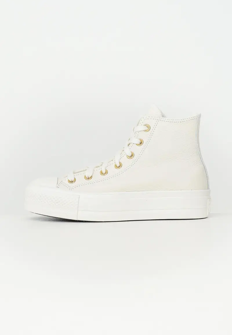 Converse Sneakers Chuck Taylor All Star Lift Platform Golden Hits panna da donna