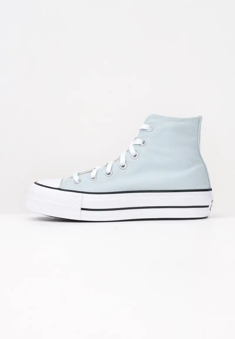 Converse Sneakers Chuck Taylor All Star Platform verde acqua da donna